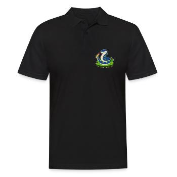École de crayon Snake Student - Polo Homme - noir - Devant - Kai (181cm)