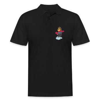 Löwe Snowboarder Snowboard - Men's Polo Shirt - black - Front - Kai (181cm)