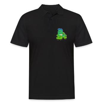 Tortoise Student Cap School - Men's Polo Shirt - black - Front - Kai (181cm)