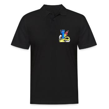 Cadeau d’anniversaire garçon 1 an - Polo Homme - noir - Devant - Kai (181cm)