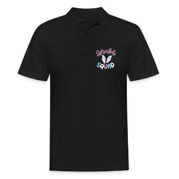 Eiscreme - Männer Poloshirt - Schwarz - Vorne - Kai (181cm)