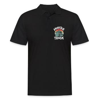 Monster Truck - Männer Poloshirt - Schwarz - Vorne - Kai (181cm)