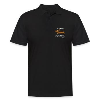 J’aime vraiment les teckels Dackel teckel - Polo Homme - noir - Devant - Kai (181cm)