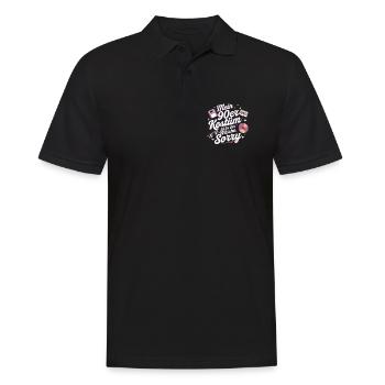 Mon costume des années 90 dans la soirée à thème de la lingerie - Polo Homme - noir - Devant - Kai (181cm)