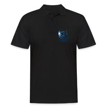Milk Shake - Männer Poloshirt - Schwarz - Vorne - Kai (181cm)