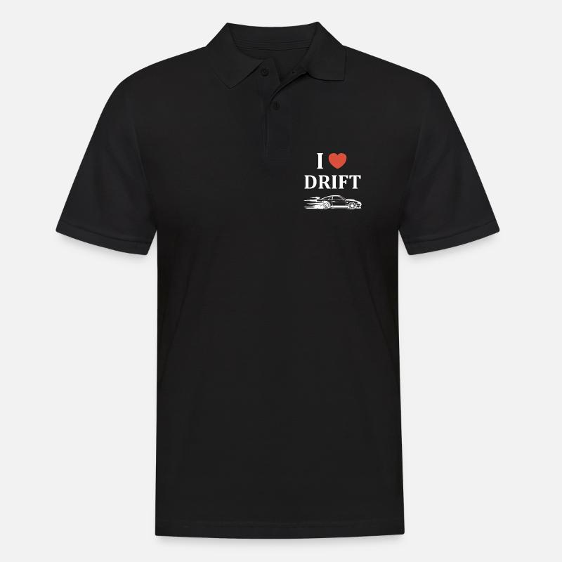 Drift Passion Autodesign - Männer Poloshirt - Schwarz