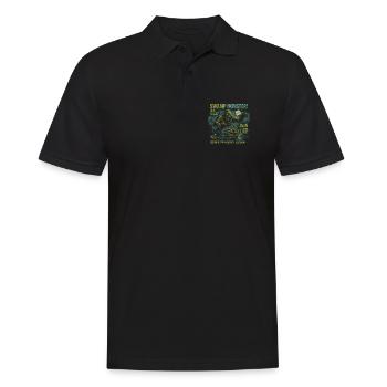 Monstre des marais film affiche Vintage Halloween - Polo Homme - noir - Devant - Kai (181cm)