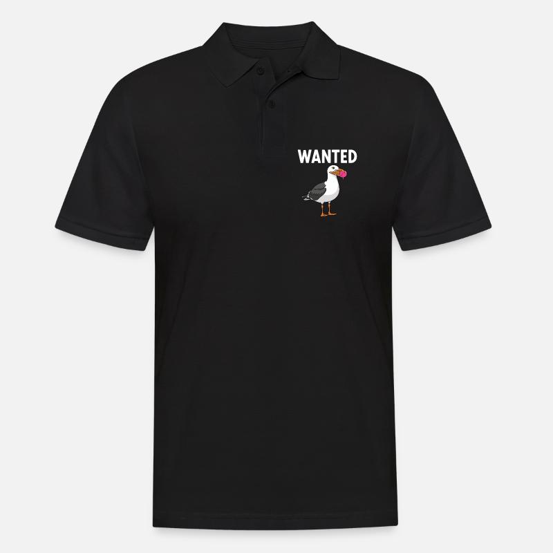 Gesucht Möwe Eiscreme Abenteuer - Men's Polo Shirt - black