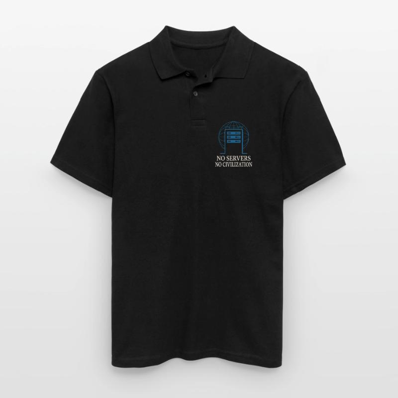 Network Infrastructure Rack and Stack Engineer Men's Polo Shirt