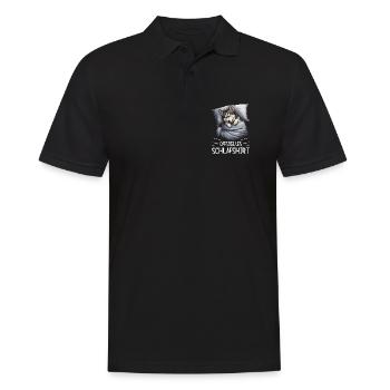 Chemise de nuit officielle pour chien Husky d’Alaska - Polo Homme - noir - Devant - Kai (181cm)