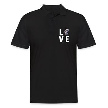 Pelikane Pelikan - Männer Poloshirt - Schwarz - Vorne - Kai (181cm)