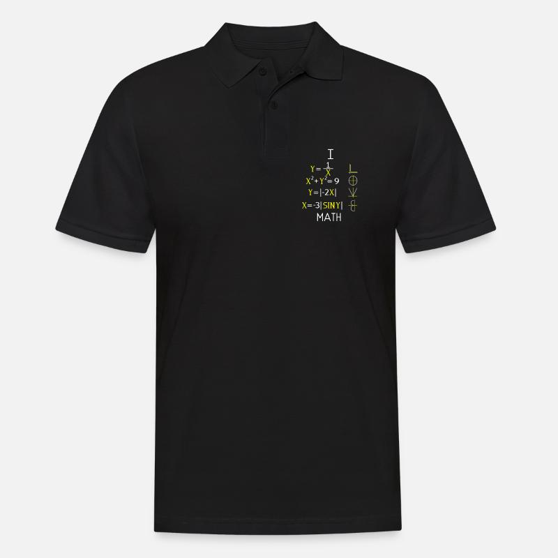 Math Math Math Teacher Mathematician - Men's Polo Shirt - black