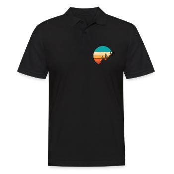 Randonnée Randonneur Alpiniste Cadeau - Polo Homme - noir - Devant - Kai (181cm)