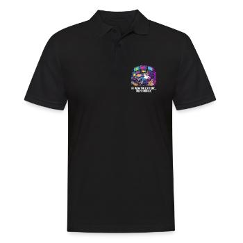 Funny If I Won The Lottery You’d Notice Yacht boat - Männer Poloshirt - Schwarz - Vorne - Kai (181cm)