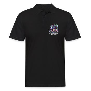 Funny If I Won The Lottery You’d Notice Yacht boat - Männer Poloshirt - Schwarz - Vorne - Kai (181cm)