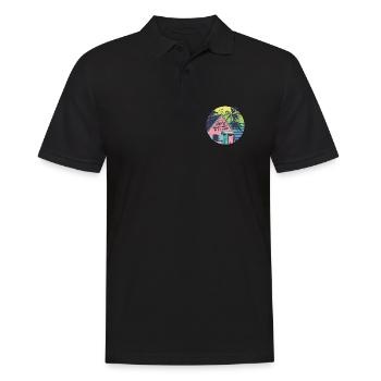 Humanité Égalité - Polo Homme - noir - Devant - Kai (181cm)