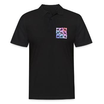Pferd reiten Reiterin Pferde Frauen Kinder Mädchen - Männer Poloshirt - Schwarz - Vorne - Kai (181cm)