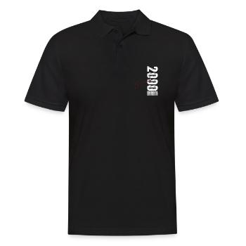 25ème Anniversaire Original Novembre Millésime 2000 - Polo Homme - noir - Devant - Kai (181cm)