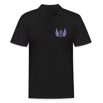 60 Years Unique Vintage Angel Crown Wings - Men's Polo Shirt - black - Front - Kai (181cm)