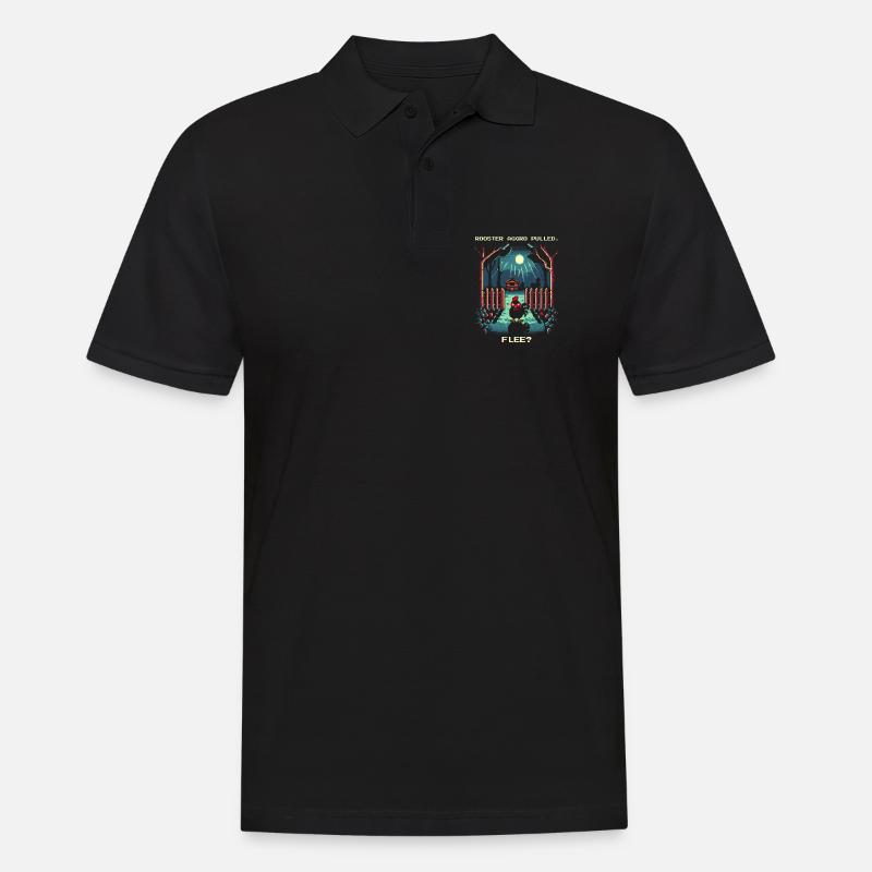 Aggro Pulled | Activate flight? - Men's Polo Shirt - black