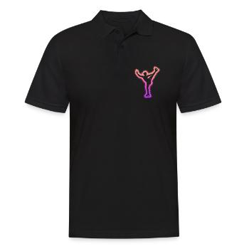 Eiskunstläuferin Eislaufen Mädchen Eiskunstlauf - Men's Polo Shirt - black - Front - Kai (181cm)