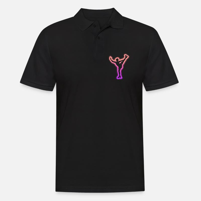 Eiskunstläuferin Eislaufen Mädchen Eiskunstlauf - Männer Poloshirt - Schwarz
