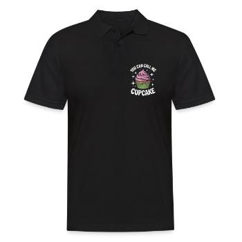 you can call me cupcake - Männer Poloshirt - Schwarz - Vorne - Kai (181cm)