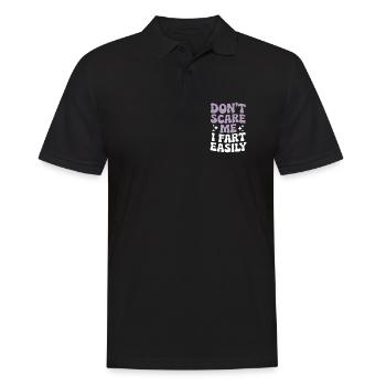Dictons de pet, pets, cadeau de pets drôles - Polo Homme - noir - Devant - Kai (181cm)