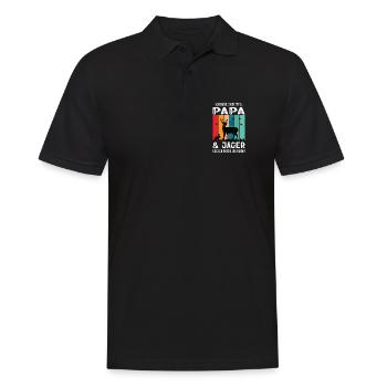 Hunter Gifts Hunting Hunting Hunter Exam Passed - Men's Polo Shirt - black - Front - Kai (181cm)