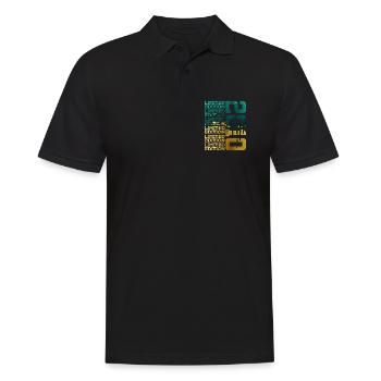 ÉDITION LIMITÉE 2010 16 ANS 16E ANNIVERSAIRE - Polo Homme - noir - Devant - Kai (181cm)