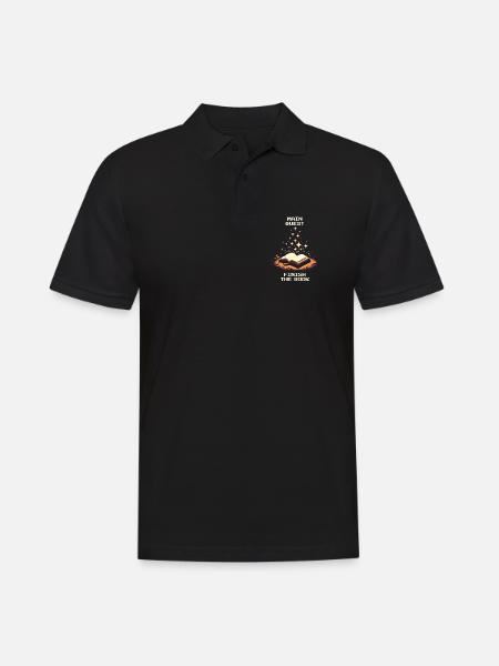 Hauptquest: Buch beenden | Lesemotivation - Männer Poloshirt - Schwarz