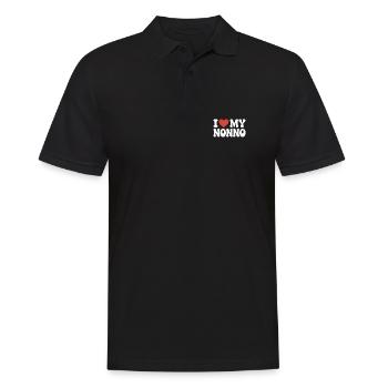 J’aime mon nonno - Polo Homme - noir - Devant - Kai (181cm)