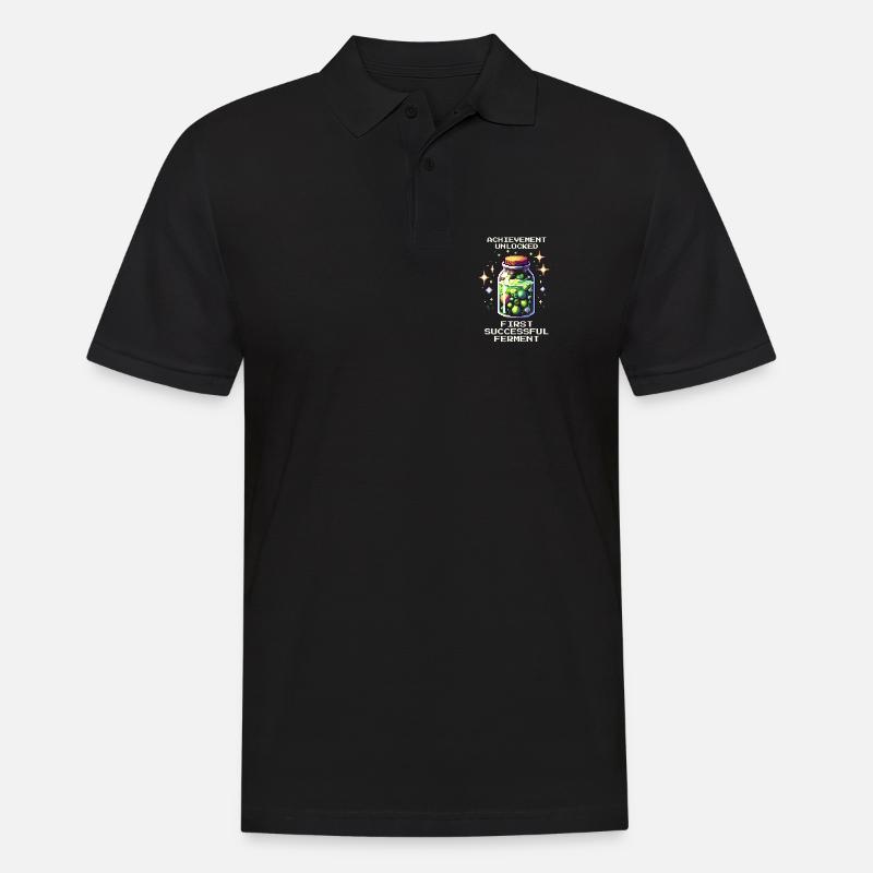 Fermentation réussie | Fermentation et stockage - Polo Homme - noir