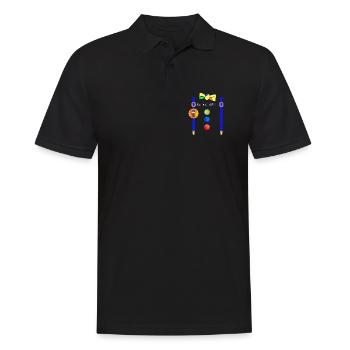 KuKaKö - Carnival Carnival Shrove Monday Köthen - Men's Polo Shirt - black - Front - Kai (181cm)