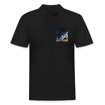 LIMITED EDITION 1963 63 JAHRE 63. GEBURTSTAG - Männer Poloshirt - Schwarz - Vorne - Kai (181cm)