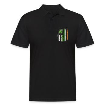 Bruh St Patrick’s Irish Shamrock St. Paddys - Polo Homme - noir - Devant - Kai (181cm)
