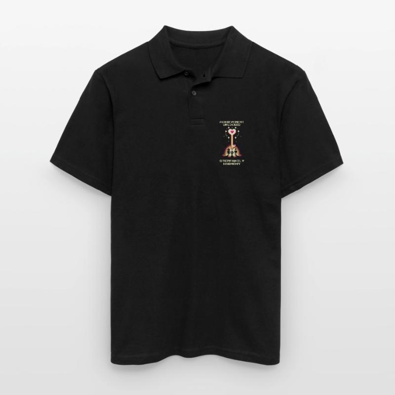 Patchwork-Harmonie freigeschaltet | Patchwork Männer Poloshirt