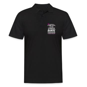 Chefin dieser Starken Bande Chefin Geschenke - Polo Homme - noir - Devant - Kai (181cm)