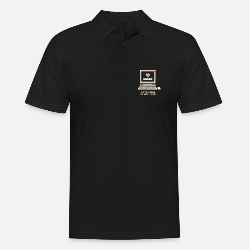 Deuil du patch | Ironie de l’Undertaker - Polo Homme - noir