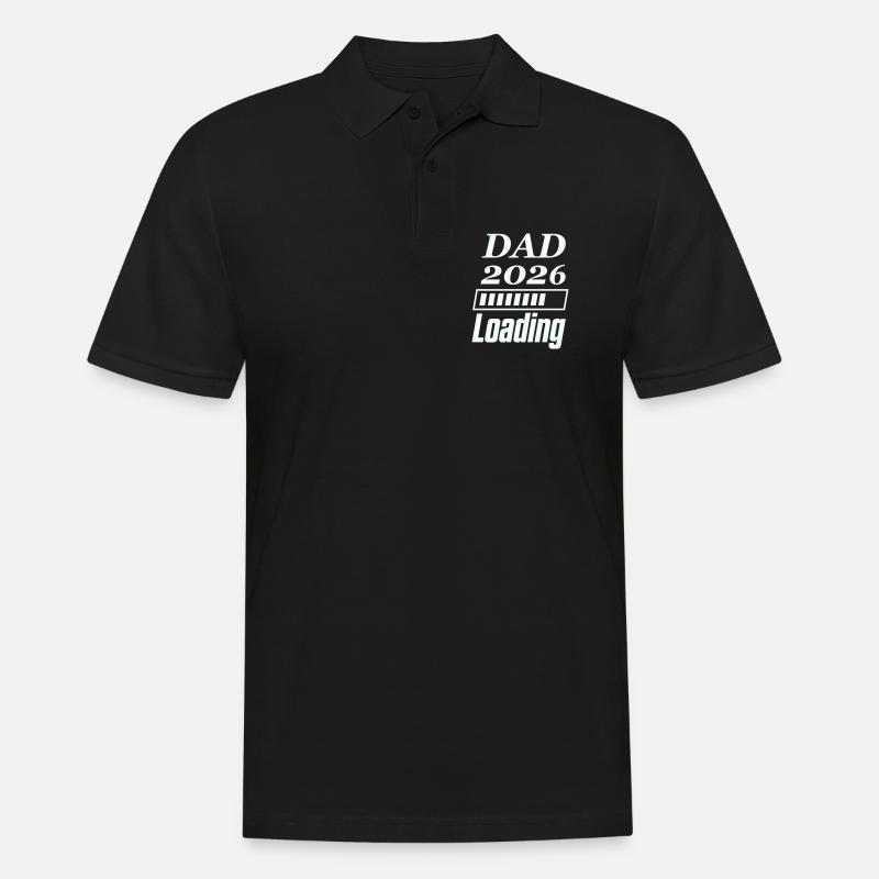 DAD 2026 Loading - Männer Poloshirt - Schwarz