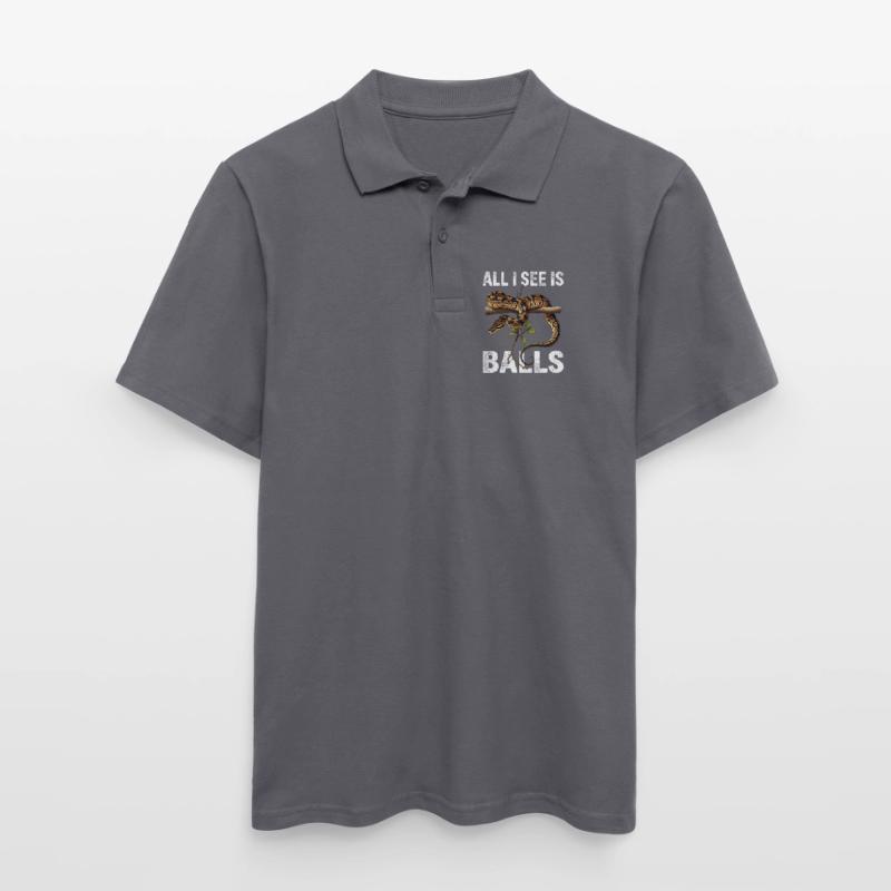 King Python Snakes Lover Terrarium Python Men's Polo Shirt
