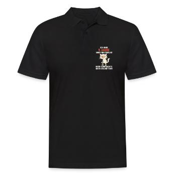 5 Year Company Anniversary Service Anniversary Work - Men's Polo Shirt - black - Front - Kai (181cm)