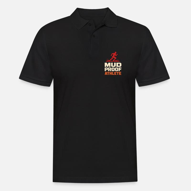 Hindernislauf-rennfahrer Hindernislauf Ocr - Männer Poloshirt - Schwarz