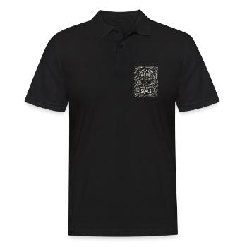 Mädchen liebt Robben Motiv - Männer Poloshirt - Schwarz - Vorne - Kai (181cm)