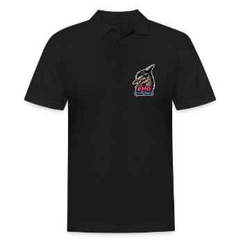 Emo Dinosaur, Sad Dino, Emotional - Men's Polo Shirt - black - Front - Kai (181cm)