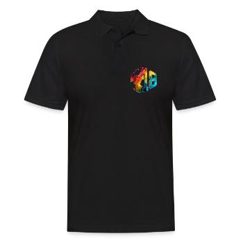 NON. 18 FOOTBALLEUR NUMÉRO 18 FOOTBALL 18E ANNIVERSAIRE - Polo Homme - noir - Devant - Kai (181cm)