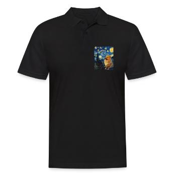 Zwergspitz Spitz Pomeranian - Polo Homme - noir - Devant - Kai (181cm)