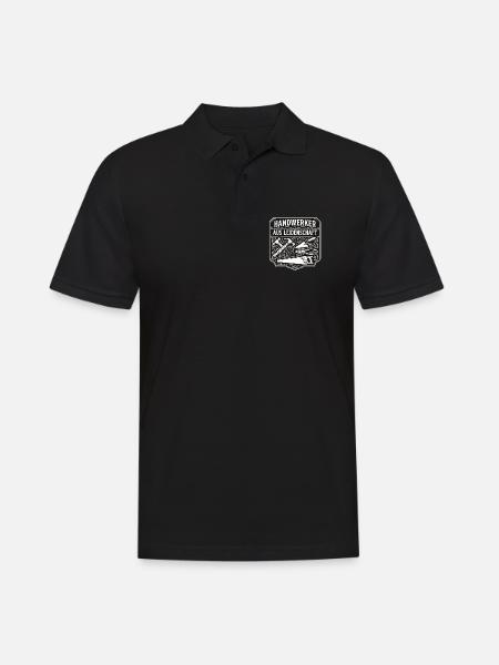 Handwerker Leidenschaft Qualität Tradition - Männer Poloshirt - Schwarz