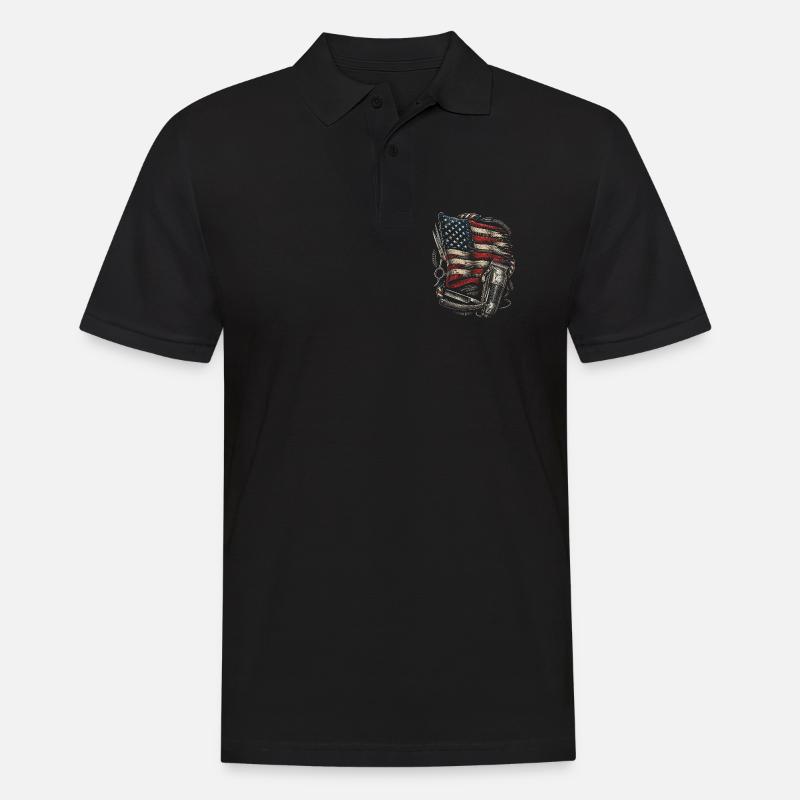 Barber Barbier - Männer Poloshirt - Schwarz