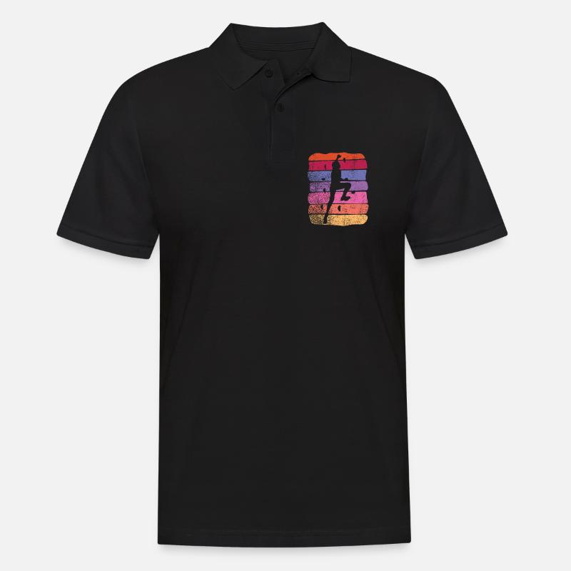 Boulderer Boulder Bouldern - Männer Poloshirt - Schwarz